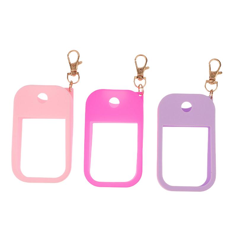 Universal Silicone Sleeve Reusable Hand Sanitizer For 30Ml Card Spray Bottle With Silicone Sleeve Separate Bottle