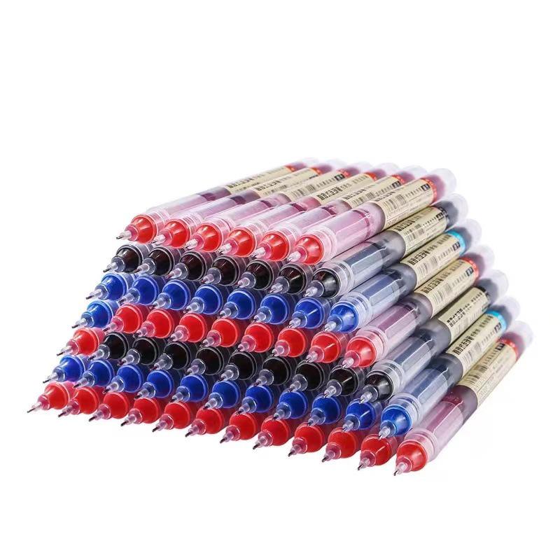 Шариковая ручка черного цвета с большой емкостью и быстрой сушкой - 0,5 мм для использования в офисе и учебе