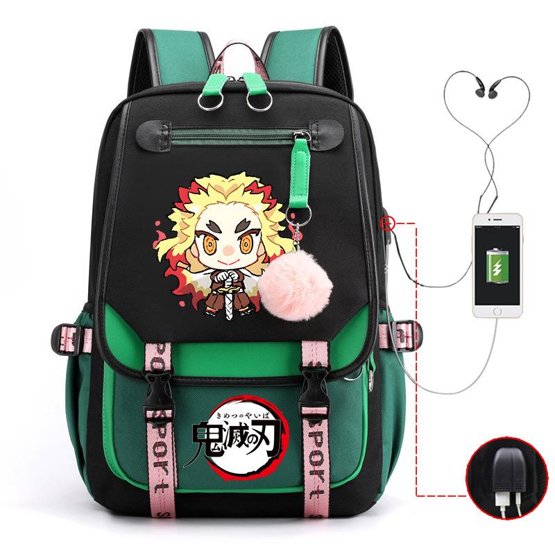Истребитель демонов стол истребления призраков школьный рюкзак для ученика средней школы ученик начальной школы ученик средней школы