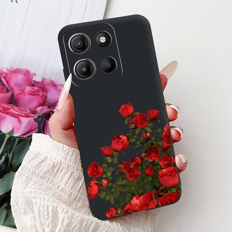 Силиконовый чехол для Motorola Moto G15 G75 2024 Cover Милый Панда Лев Ударопрочный ТПУ Чехлы для телефона Для MotoG15 MotoG75 G 75 G 15 Etui