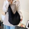 Summer Niche Fashion Versatile Woven Rope Hollow Tote Design Mesh Pocket Portable Child and Mother Bag Shoulder Bag