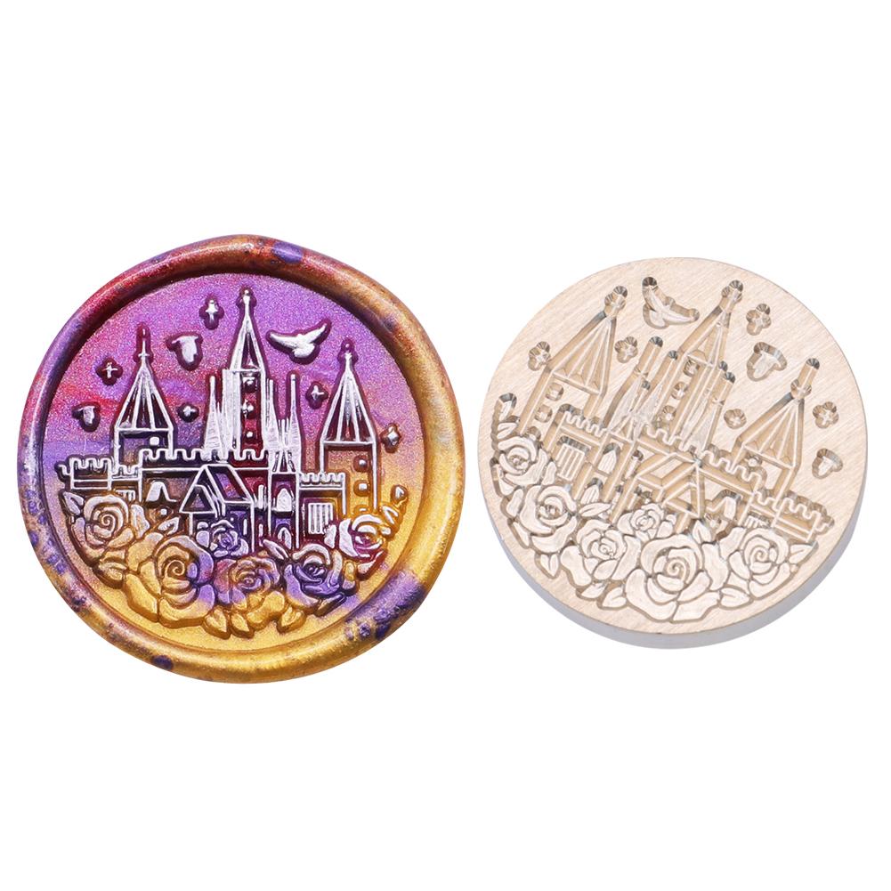 Серия «Средневековая церковь замка» с сургучной печатью, штамп для скрапбукинга, свадебных открыток, конвертов, подарочной упаковки