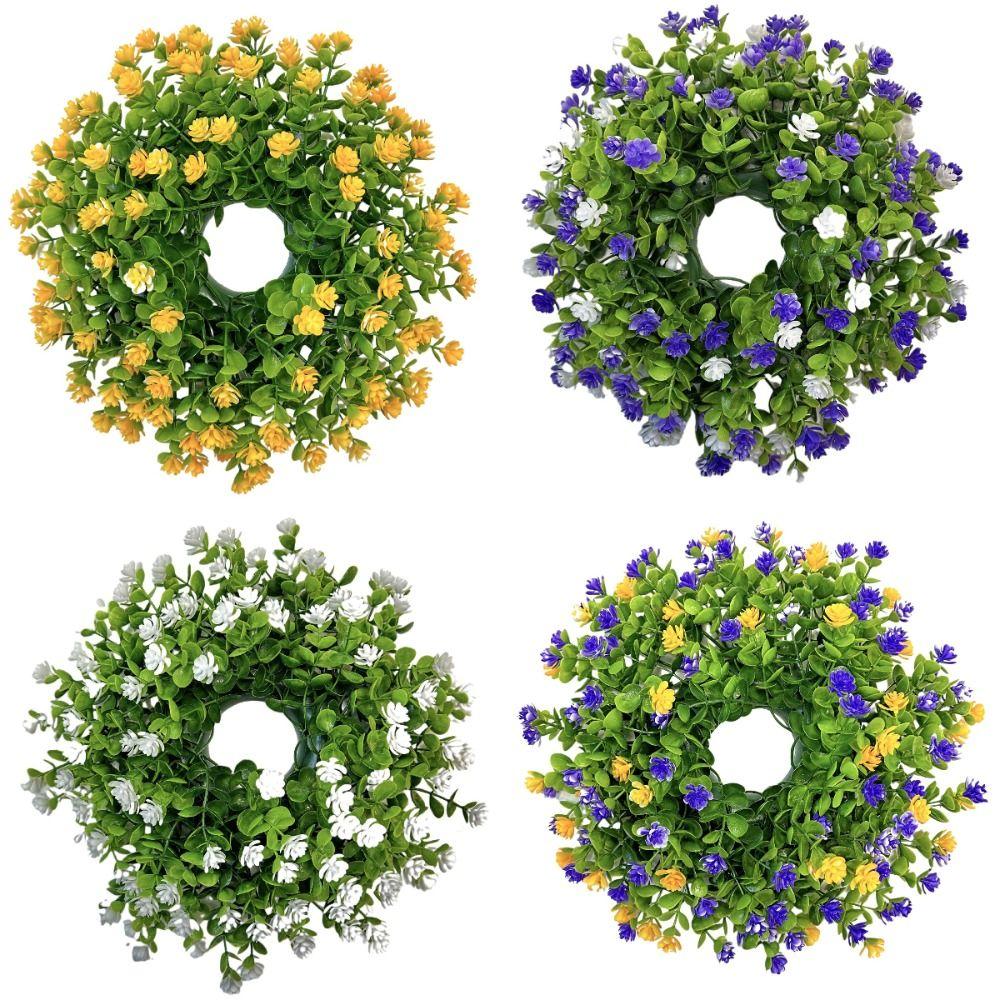 Eucalyptus Artificial Wreath 33cm Fake Flower New Simulation Flower Wreath Wedding Decor