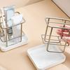 Toothbrush And Toothpaste Stand With Quick Drying Designs For Keeping Bathroom Clean And Tidying