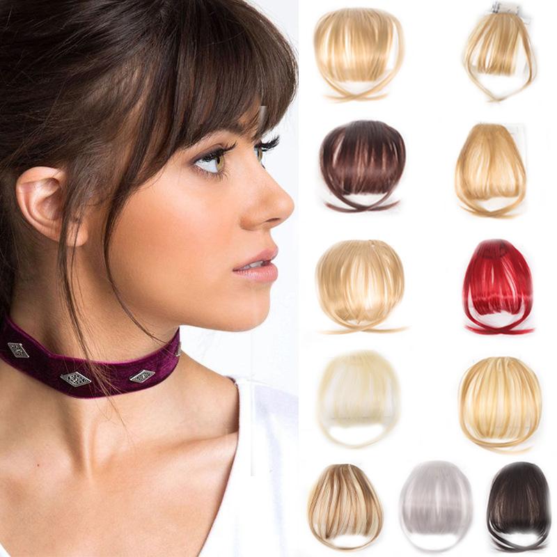 Air Bangs Wigs Are Invisible Natural, and Traceless with Ultra-thin Straight Bangs That Are Suitable for Regular Use