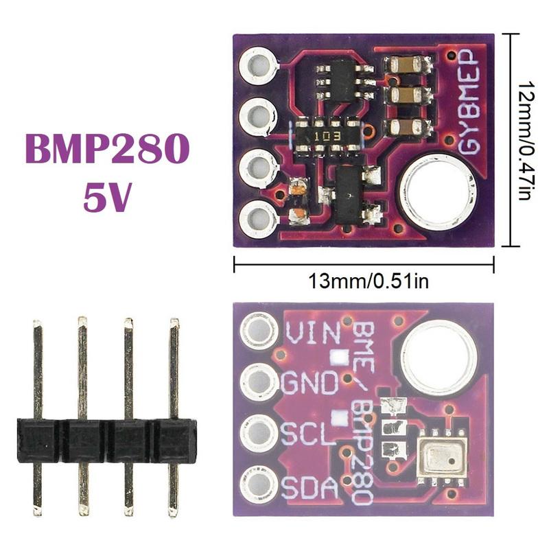 GY-BME280 3.3V 5V BMP280 Цифровой датчик Температура Барометрический Воздух Высокая Точность Модуль Атмосферного Давления I2C SPI Для Arduin