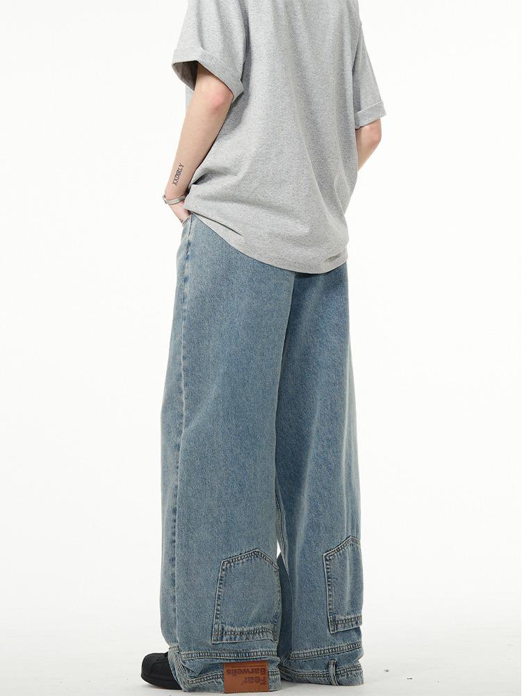 Женские перевернутые широкие джинсы с высокой талией: Весенняя модная тенденция