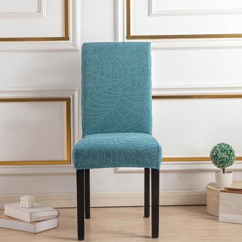 Водонепроницаемый жаккардовый чехол на кресло с крупным листом, эластичный получехол на диван для отеля, дома, офиса, защитник компьютерного кресла