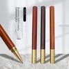 Гелевая ручка из розового дерева, латуни и черного дерева — индивидуальный фирменный подарок