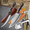 3Pcs/sets Forging Boning Knife Meat Cleaver Japanese Knives Hand-Made Kitchen Chef Knife with Knife Sharpener