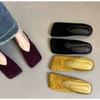 Fashion Women Suede Flats Mules Shoes Square Toe Slingback Slippers Casual Sandals 2026 Trend Summer Dress Flip Flops Cozy Mujer Slides