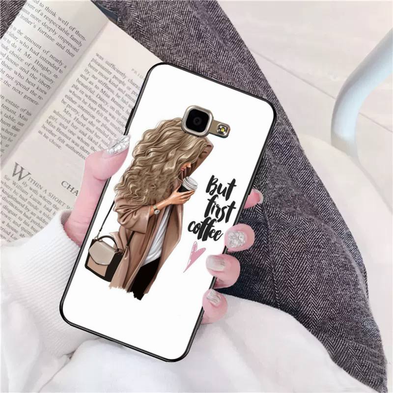 Модный чехол для телефона с рисунком кофе для женщин и девушек для Samsung A51 01 50 71 21S 70 31 40 30 10 20 S E 11 91 A7 A8 2018