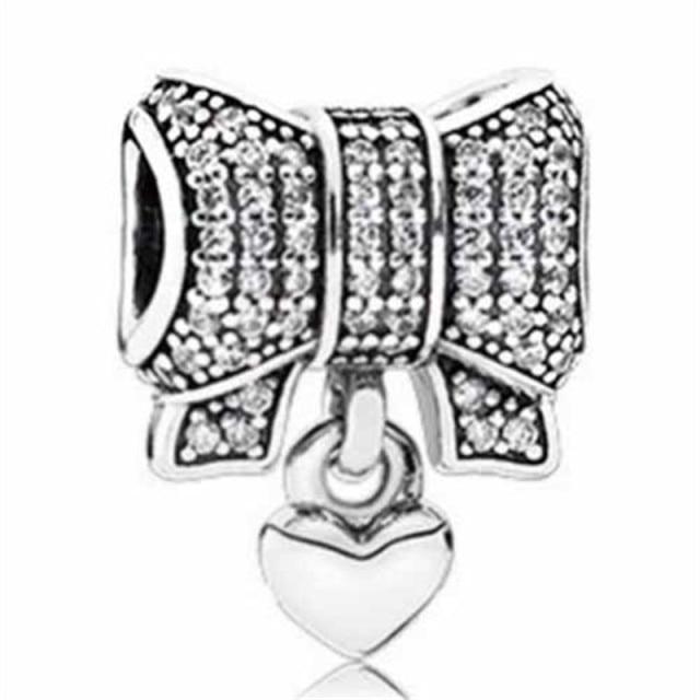 Crystal Simulate Pearl Heart Flower Beads For Women Bracelets And Bracelets DIY Jewelry