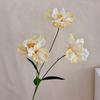 Iris Artificial Flower Realistic Faux Iris Flowers 33" Soft Fabric Indoor Outdoor Decor for Wedding Bridal Bouquets Centerpieces