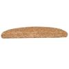 Stair Treads 10 pcs 65 x 21 x 4 cm Beige Semi Round Large