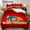 Whimsical Adventure Chocolate Land Bedding (1 * duvet cover + 2 * pillowcase, without core) 2D Flat Duvet cover and pillowcase Christmas birthday gift