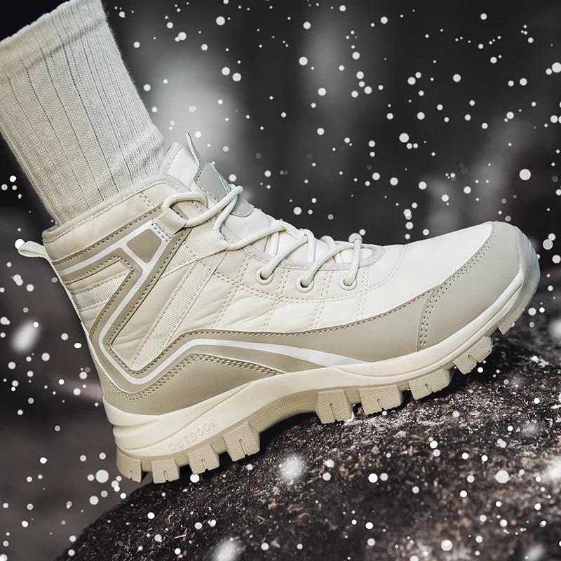 Winter Snow Boots Women Boots Plush Outdoor Non-slip Women Warm Waterproof Boots Fashion Designer Shoes Plus Size