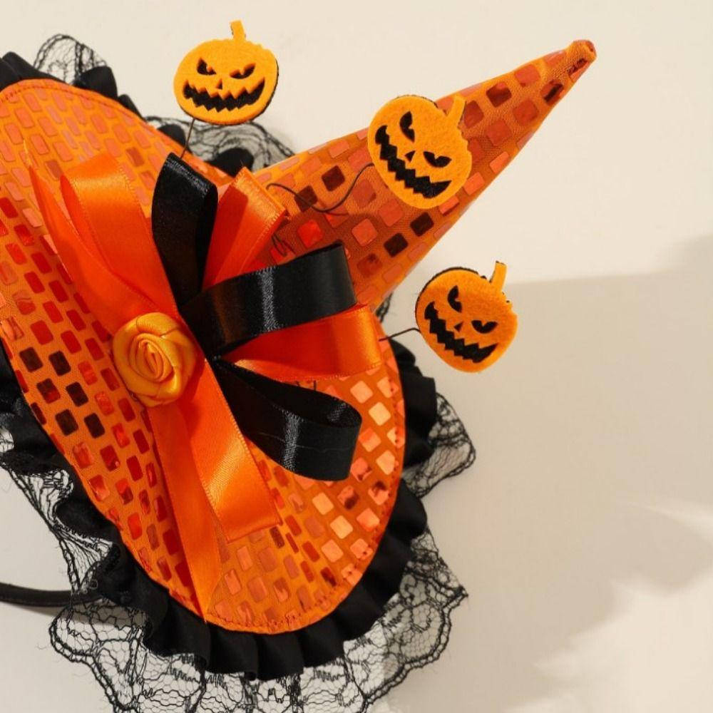 Cartoon Witch Hat Party Decorations Headband New Hair Hoop Halloween