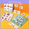 Childrens Shadow Wooden Matching Puzzle Board For Concentration Learning Early