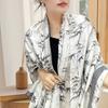 Elegant Temperament Scarf for Women Summer Air Conditioning Shawl Travel Photography Versatile Scarf