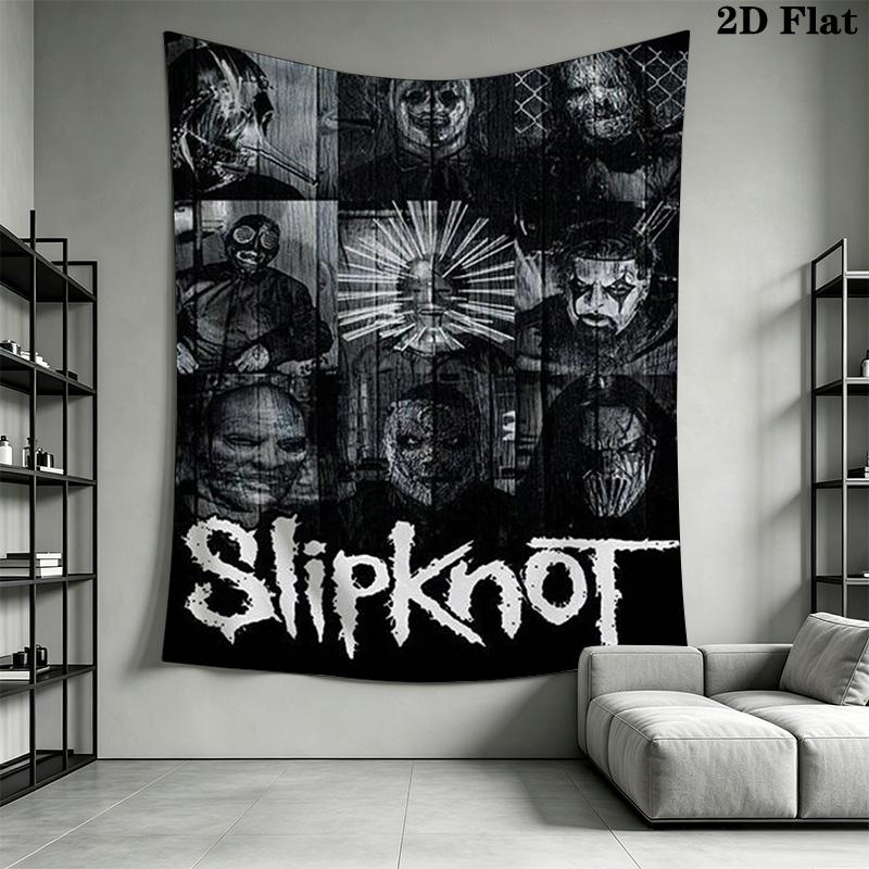 Slipknot Star Tapestry Bold Room Tapestry Fashion Print Wallmounted Work Of Art Atmospheric Background Cloth Christmas Gift