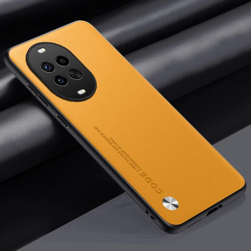 Роскошный чехол-накладка из мягкой ПУ-кожи для Huawei Nova 14 Pro 13 12 11 10 9 8 7 6 14Ultra, противоударный силиконовый чехол, задняя крышка