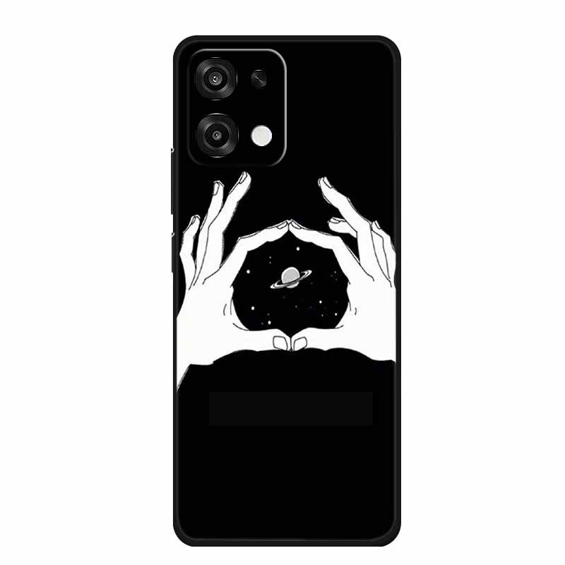 Чехол для телефона OPPO F31 F 31 Funda Модные цветы Черный силиконовый Мягкая задняя крышка для OPPO F31 5G 2025 Case CPH2781 Coque Shell