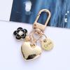 Metal Fittings Metal Heart Keyring Fashion Fashion Zinc Zinc Alloy Keychains  Headphone Cover