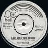 7inch Record GARY GLITTER - Love Like You And Me BELL1423 Bell Records 1975 UK Rock Used