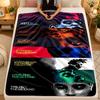 Flannel BlanketThe Weeknd Warm Soft Throw Blanket for Indoor Sofa Bed Living Room Use