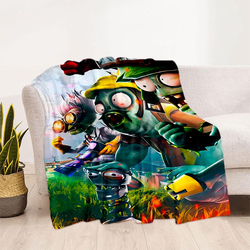Plants Vs Zombies 2: Garden Warfare Blanket Soft Warm Cozy Suitable for Bedding Livingroom Chair All-Season Use Stylish Decor
