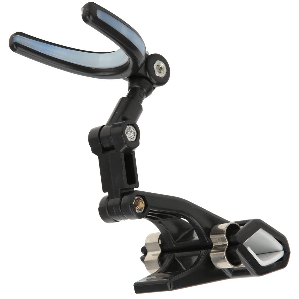 Plastic Portable Luminous Head 360 degrees  Rotating Fishing Rod Bracket Holder Back Hanging Stand