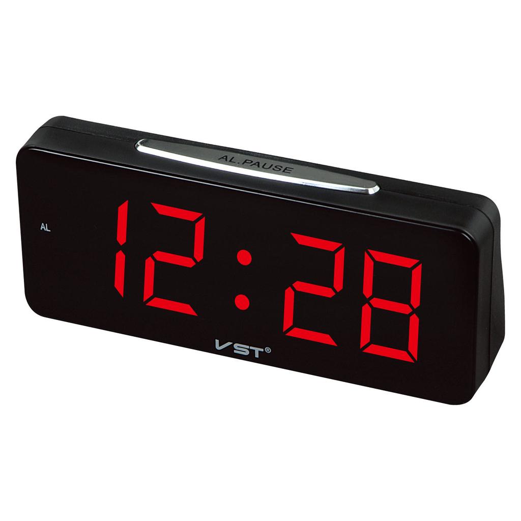 Perpetual Calendar Natural Sound Alarm Clock with Hourly Timer Function LED Electronic Meter Plug In Luminous Clock LED Clock