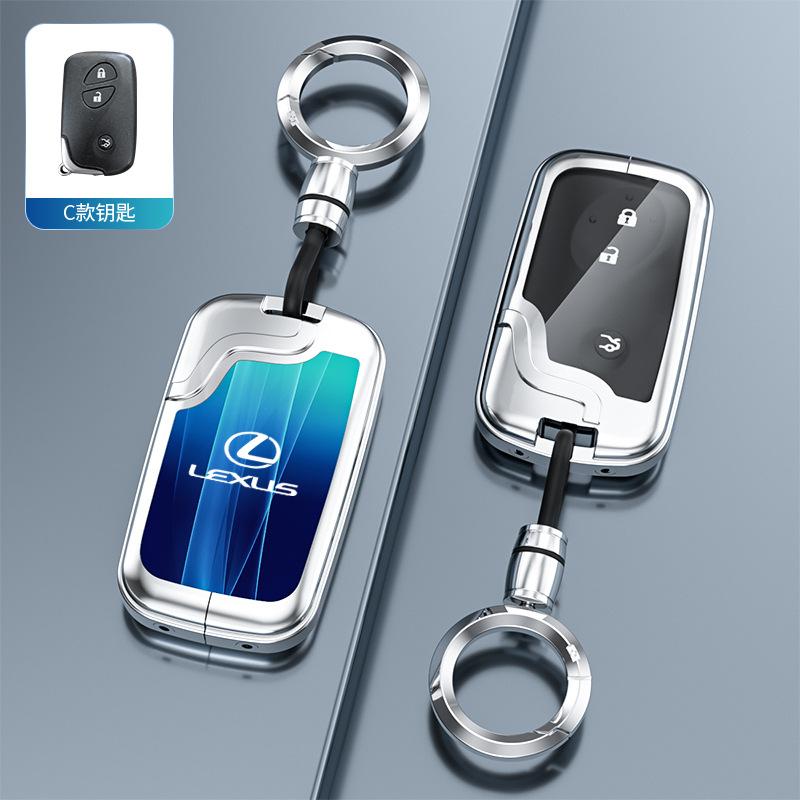 SKIA7 Interior Stickers Car Remote Key Case Cover Holder Shell Key Bag For Lexus CT200h ES 300h IS250 GX400 RX270 RX450h RX350 LX570 K