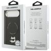 Karl Lagerfeld Choupette Pin MagSafe Case for iPhone Air Black