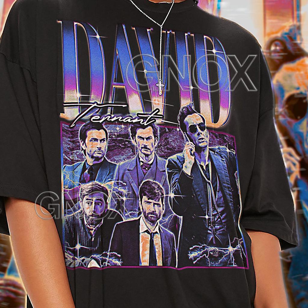 DAVID TENNANT Tshirt, David Tennant Vintage Shirt, David Tennant Retro Tees, David Tennant Retro 90s Sweater, David Tennant Gift #saf
