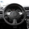 Car Accessories Inner Steering Wheel Cover Leather Trim For Nissan Maxima 2009-2014 Juke 370Z 2011-2017 Sentra SV 2017