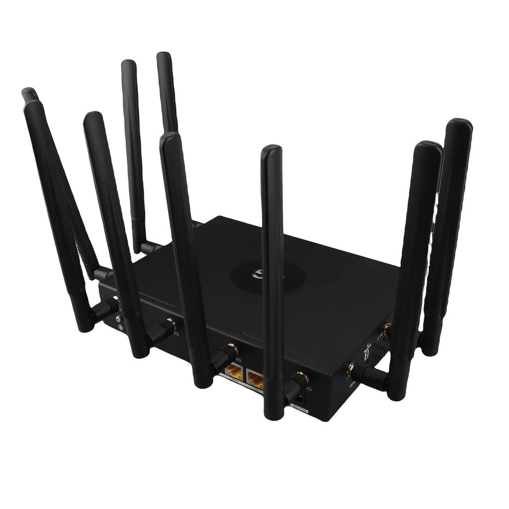 Dual Band WiFi 6 CPE Router 4.67Gbps NR NSA SA 5G Cellular Wireless Router with SIM Card Slot WAN LAN Port UK Plug