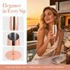Бокал для вина из нержавеющей стали Rose Gold, бокал из нержавеющей стали 304, элегантные бокалы для шампанского, свадьба