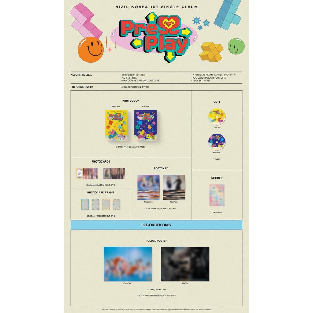 NiziU Нажмите Play / 1-й сингл-альбом