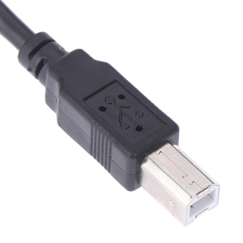 USB 2.0 Тип B Мужской и Тип B Женский Удлинительный кабель принтера с креплением на панели