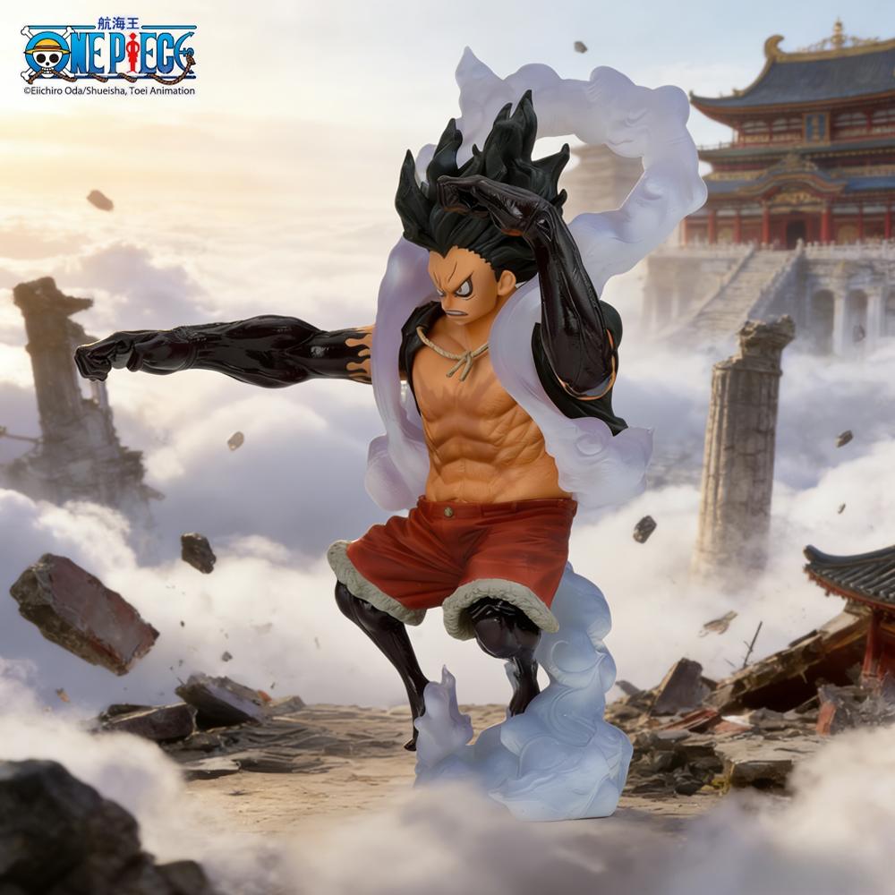 1 шт. Официально лицензированный One Piece Monkey D. Луффи Гир Четвертый: Фигурка Человека-змеи, идеально подходит для украшения и в качестве подарка.