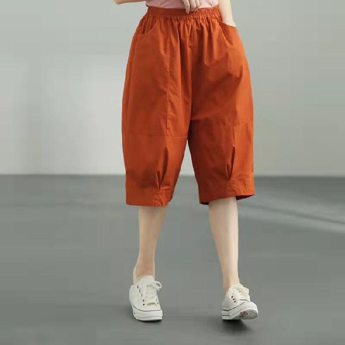 Женские летние свободные повседневные брюки Five Points Wide Leg, однотонные повседневные прямые брюки со средней талией