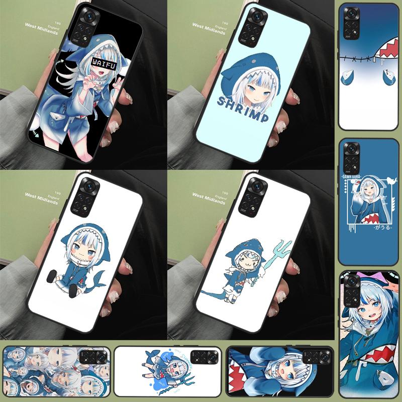 Аниме Hololive Gawr Gura Чехол для Xiaomi Redmi Note 11 9 10 12 13 14 Pro 9S 10S 11S 12S Redmi 13C 10C 12C 14C