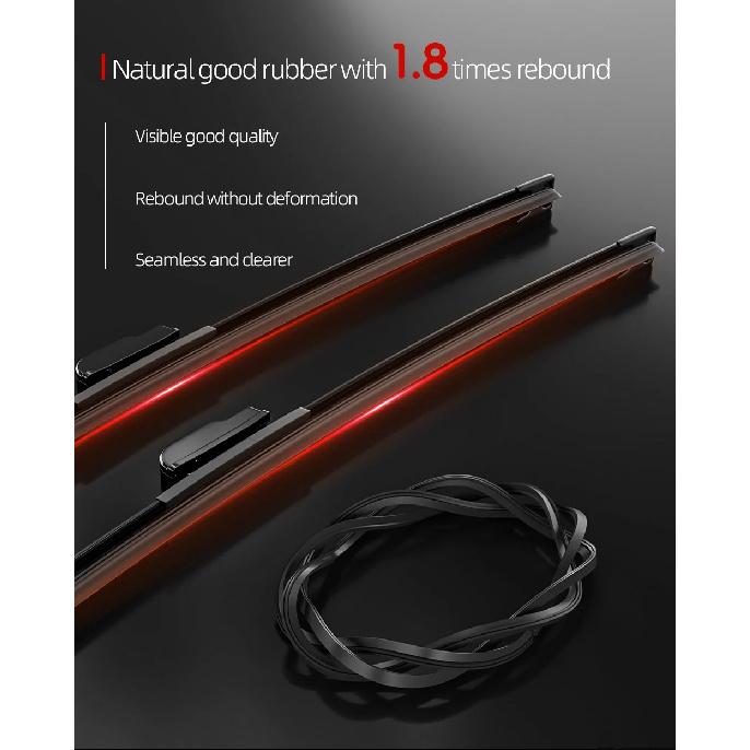 For Ford S-Max SMax S Max MK1 MK2 2006-2020 Front Windshield Wiper Blades 2pcs Windscreen Window Accessories 2007 2010 2017 2018