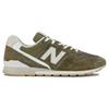 New Balance 996 Оливковые кроссовки унисекс серо-белые CM996RS2