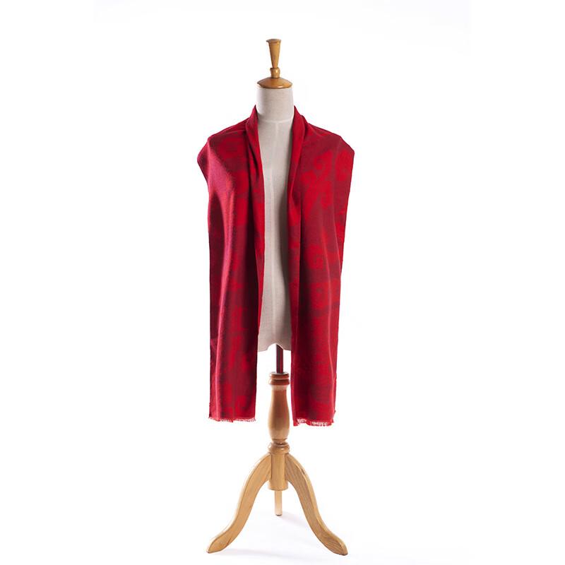 JAYNE B FAN Chinese Red Customizable Scarf