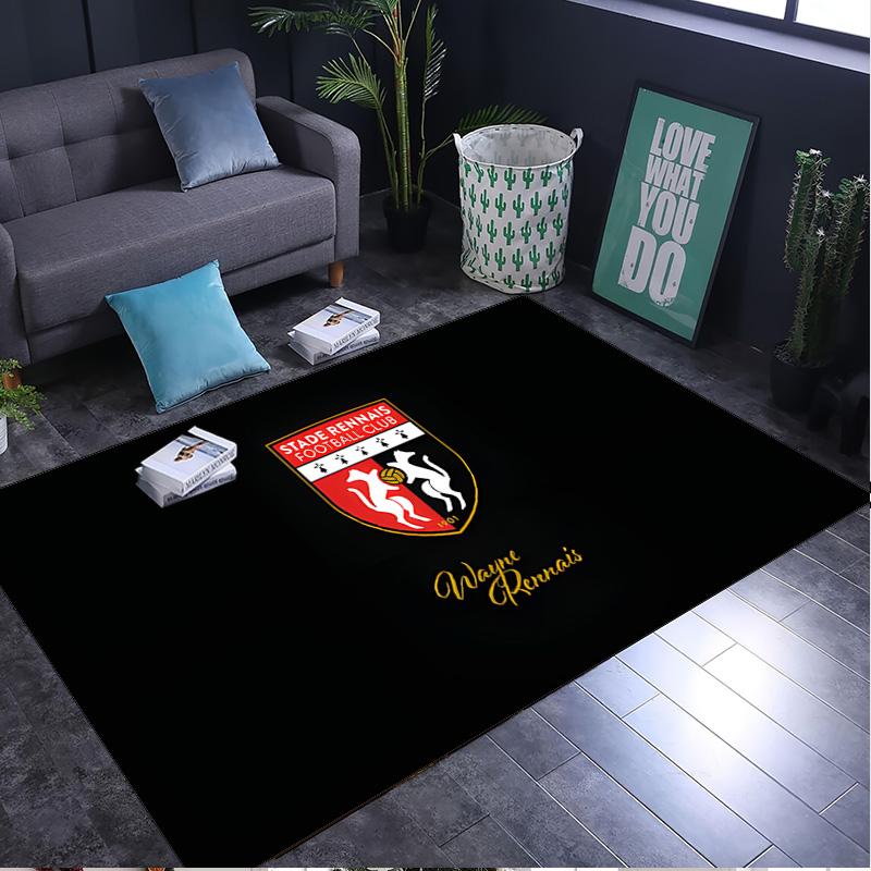 1PC rug Stade Fc Emblem Carpet, Chair Rug,Area Rug for Office Bedroom living rooms bedroom, Doormat decor Christmas fan gifts