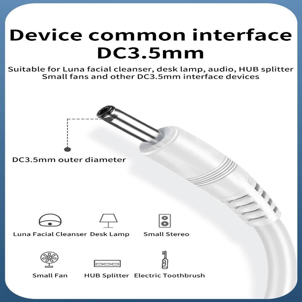 Кабель 3,5*1,35 мм USB на DC 3,5 мм Шнур питания Штекер питания DC Линия Зарядное устройство Кабель питания