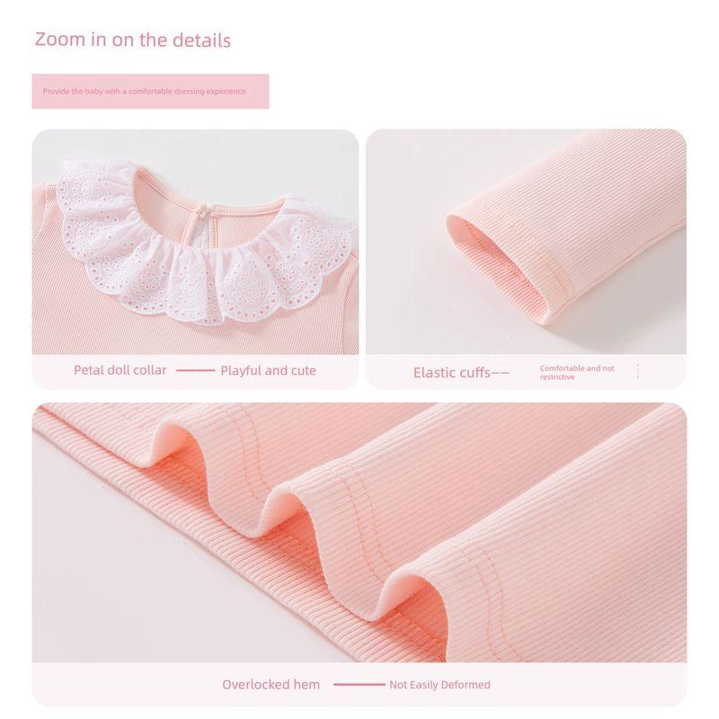 Весенний наряд для девочек Hello Kitty 2026 Новый Белый Детский Весенний Комплект из Двух Предметов с Длинным Рукавом и Юбкой